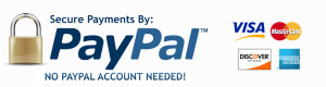 Sterling Knife Sharpeners accepts Paypal, Visa, Master Card, Discover and American Express